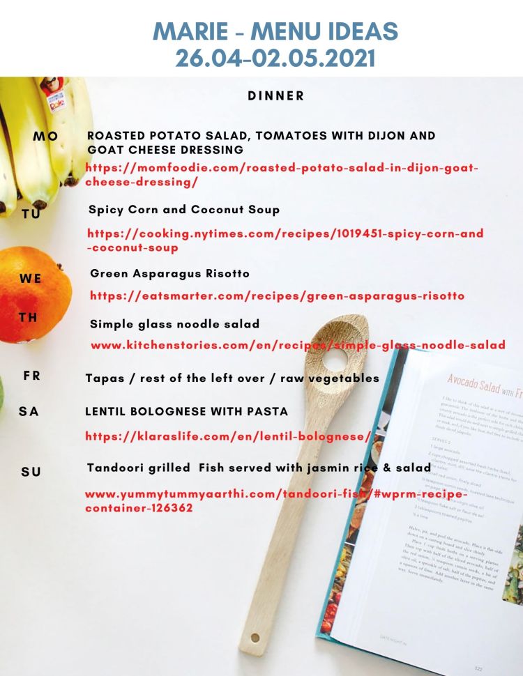 Recipes inspirations