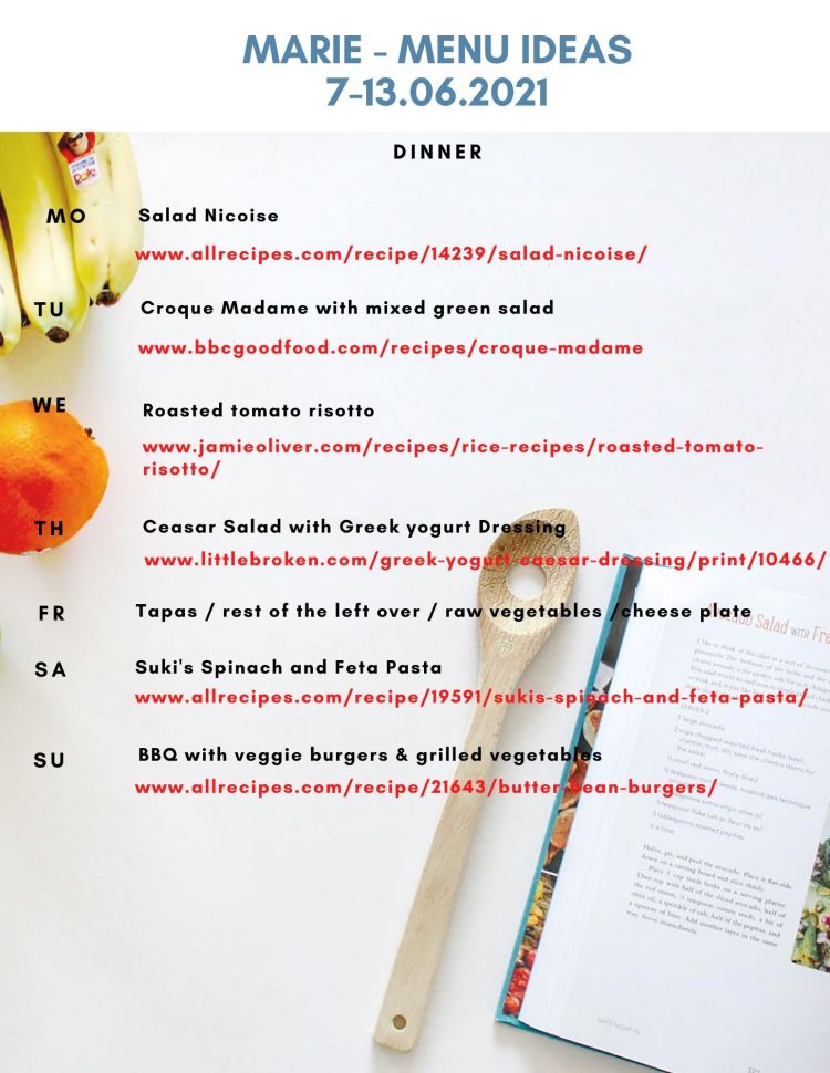 Recipes inspirations